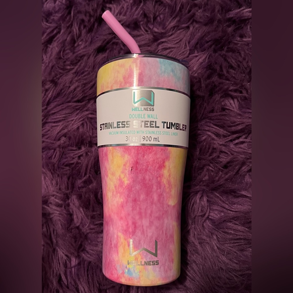 Wellness Stainless Steel Tumbler 30 oz Double Wall * 6 hours Hot * 12 hours Cold